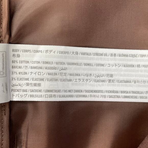 Abercrombie & Fitch Mid Rise Barrel Pants Womens 34 / 18 Long Chocolate Brown - Picture 15 of 16